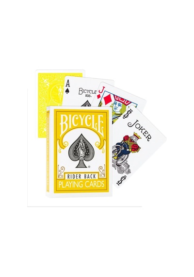 Bicycle Standard Endeks Sarı Oyun Kartları