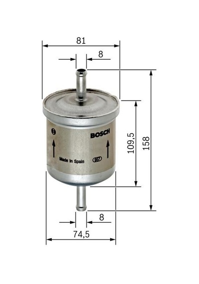 BOSCH F026407070 YAĞ FİLTRESİ