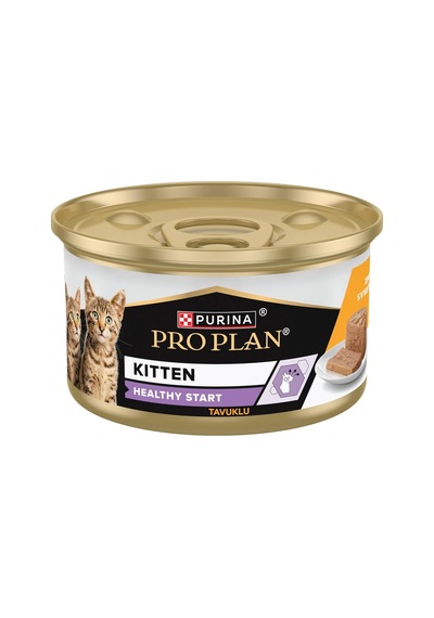 Purina Pro Plan Yavru Kediler İçin Tavuklu Yaş Kedi Maması Konserve 85gr X 24 Adet
