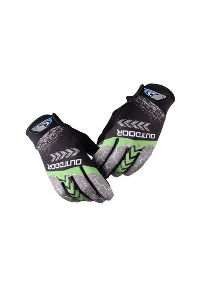 Outdoor Mtb Mevsimlik Tam Parmak Bisiklet Eldiveni Large Eldiven