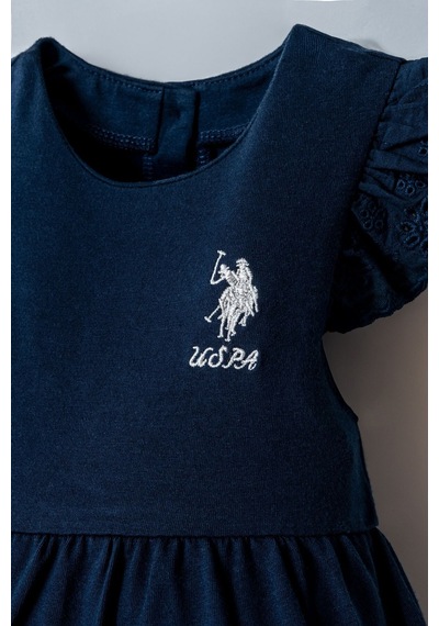 U.s. Polo Assn. Kız Bebek Lacivert Elbise 5274-50080 Lacivert