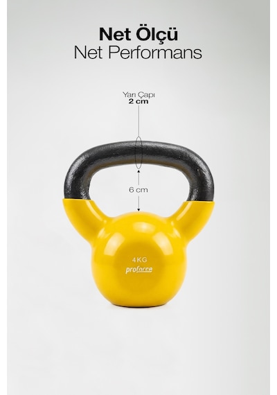Proforce Vinil Kettlebell Ktb4 Kg