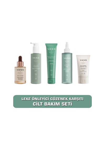 Niasinamide Acne Serum + Yıkama Jeli + Peeling + Sivilce Tonik + Leke Karşıtı Krem