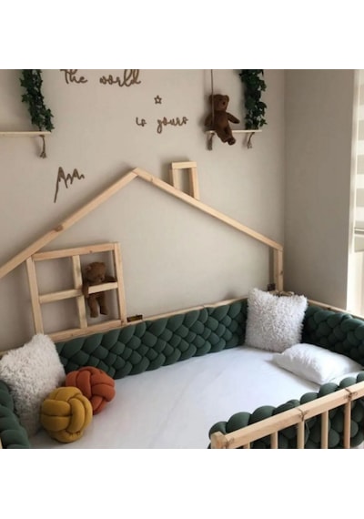 Babykinder Baby Kinder Fancy Doğal Montessori Bebek Ve Çocuk Karyolası