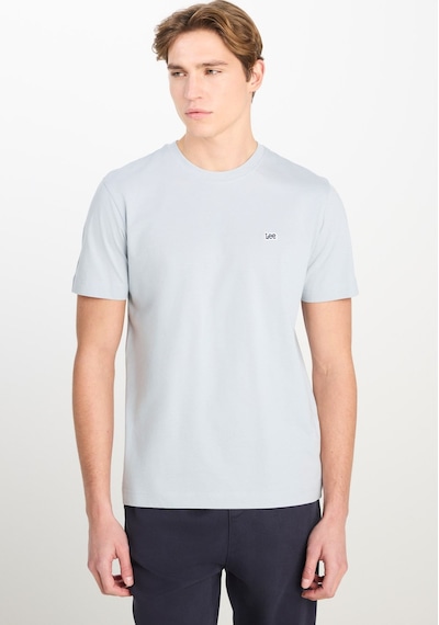 Lee Bisiklet Yaka T-shirt L60ufq475 Concrete Gray