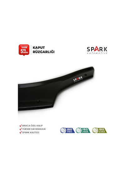 Peugeot Partner Tepee 2004-2008 Yıl Aralığı Uyumlu Ön Kaput Rüzgarlık 4mm