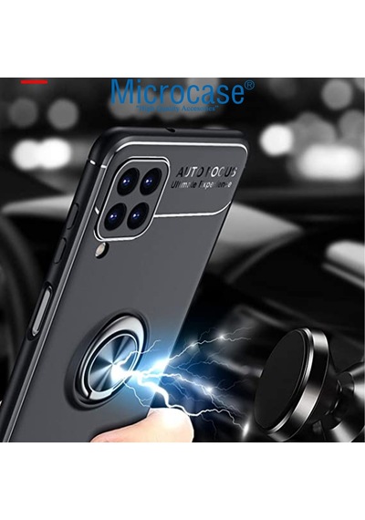 Microcase Galaxy M33 5G Focus Serisi Yüzük Standli Silikon Kilif 559525678