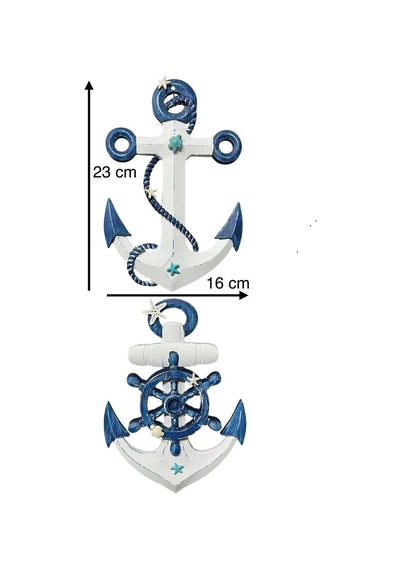 El Yapımı İkili Çapa Seti 23cm 16cm