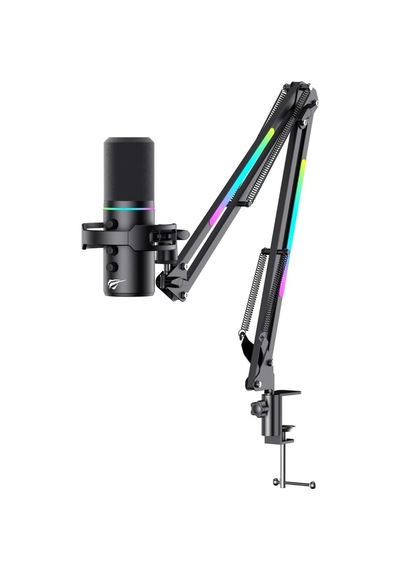 Gamenote Gk60 Pro Rgb Profesyonel Oyuncu Ve Yayıncı Mikrofonu - Rgb Standlı Usb Mikrofon