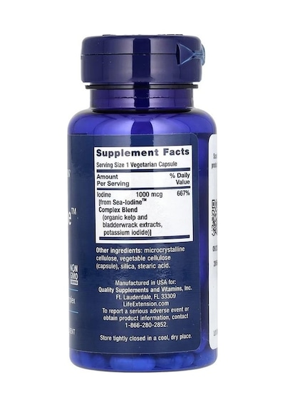 Sea-ıodine, 1,000 Mcg, 60 Vegetarian Capsules