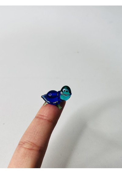 El Yapımı Mini Murano Cam Kaplumbağa Biblo A149-02