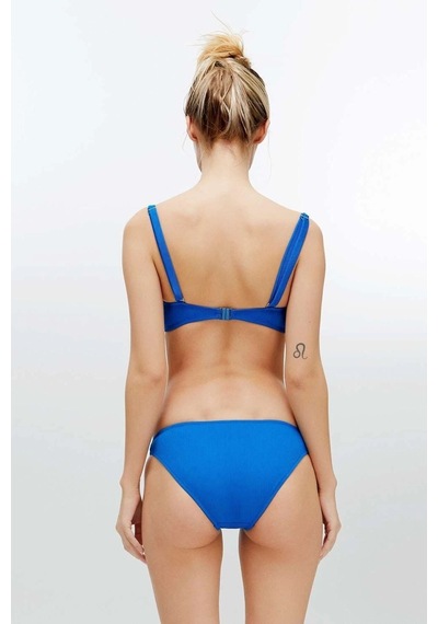 U.S. Polo Assn. Kadın Saks Mavi Bikini Takım