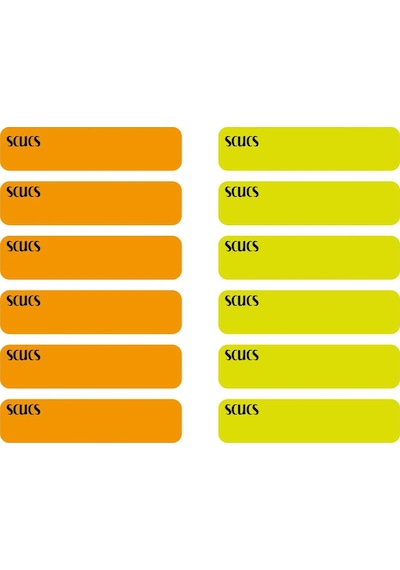 Scucs 1401 Yer Çizgi İşareti 6lı Set Çok Renkli