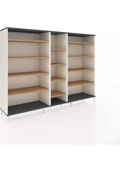 Hyperion Dolap 11 Raflı 220x44x163 Aytaşı-antrasit/çam Antrasıt/atlas Çam - Aytası Hyperion Dolap 11 Raflı 220x44x163 Aytaşı-antrasit/çam Antrasıt/atlas Çam - Aytası