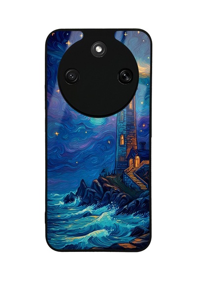 Honor Magic 8 Lite 5g Kılıf Kamera Lens Korumalı Desenli Silikon Üstün Koruma Pazarplus Ağaçlar