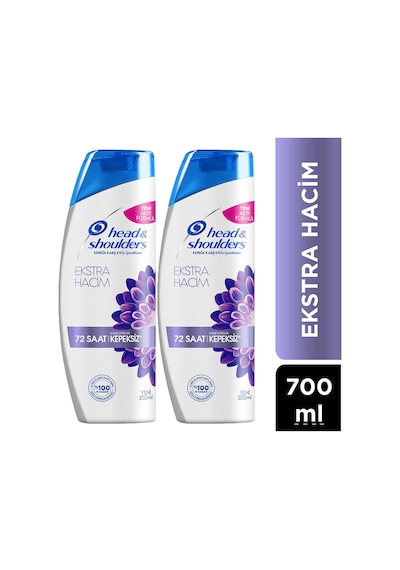 Head & Shoulders Ekstra Hacim Kepeğe Karşı Karşı Etkili Şampuan 2 x 350 ML