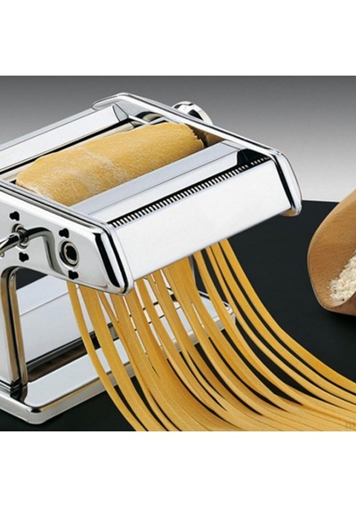 Manuel Erişte Ve Makarna Hamur Açma Makinesi Paslanmaz Çelik Gövde, Tagliatelle Fettuccine Lasagna Kesim, 9 Kade Diğer