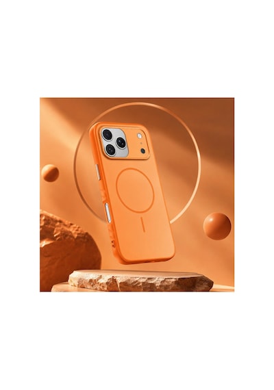 Apple İphone 17 Pro Max Uyumlu Kılıf Mono M-safe Silikon Kılıf Siyah