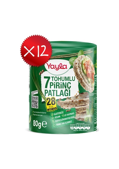 Yayla 7 Tohumlu Pirinç Patlağı 80 G X12