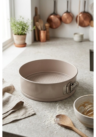 Cooker 20 Cm Kelepçeli Kek Kalıbı Ckr3562 Bej