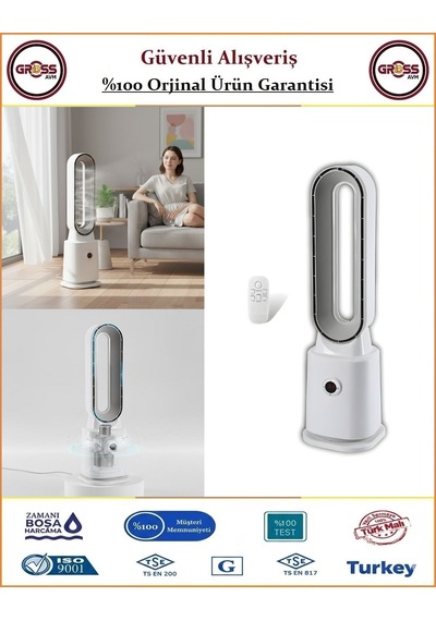 Cata Premium Delta Air Vantilatör - 60 Watt Kumandalı Cata Premium Delta Air Vantilatör - 60 Watt Kumandalı