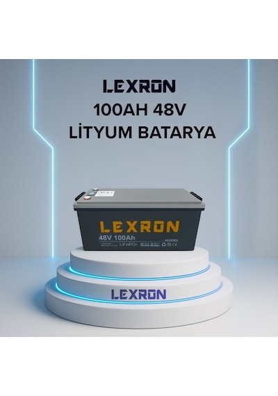 Lexron 100ah 100a 48v Lityum Batarya Lifepo4