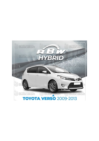 Rbw Hybrid Toyota Uyumlu Verso 2009 - 2013 Ön Silecek Takımı - Hibrit