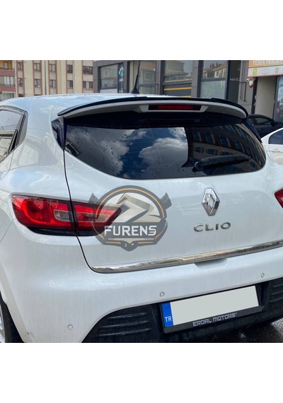 Renault Clio 4 2012-2019 Bagaj Üstü Yarasa Spoiler Bagaj Çıtası Piano Black Spoyler