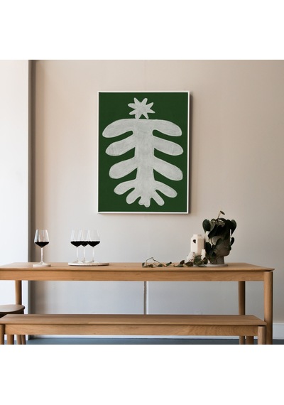 Noel Duvar Sanatı Posteri, Sanat, Soyut Noel Ağacı