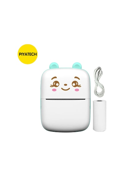 Mini Taşınabilir Termal Yazıcı Eğlenceli, Pratik Ve Mürekkepsiz Baskı Keyfi Beyaz