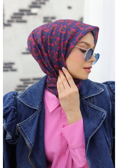 Silk Home Soft Eşarp 73077-29 Saks, Pembe, Haki