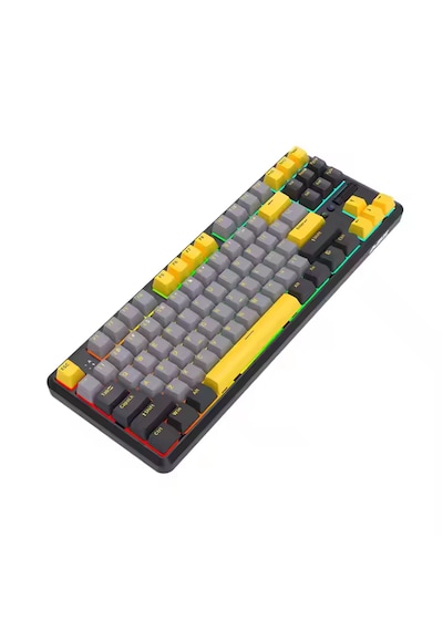 K870t Pro Siyah Mekanik Klavye + Aj139 V2 Siyah Oyuncu Mouse Seti
