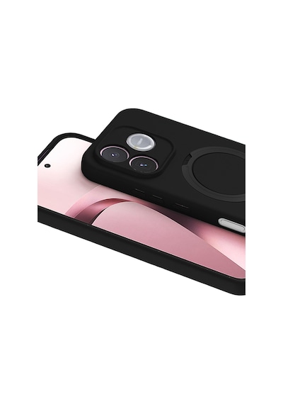 Newface - 197 - Huawei Honor 600 Lite Regal Magsafe Standlı Kapak - Spt-gld - - Siyah Sıyah
