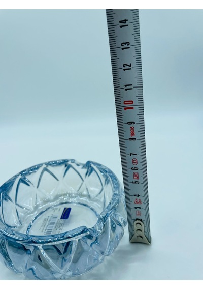 Delisoga Marka Kristal Cam Yuvarlak Küllük //10cm