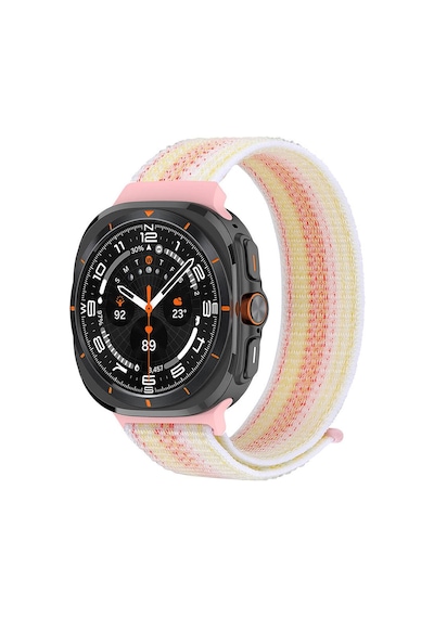 Microsonic Samsung Galaxy Uyumlu Watch Ultra Hasırlı Kordon Woven Sport Loop