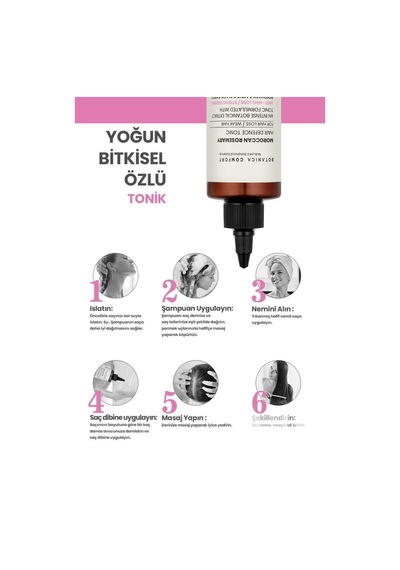 Botanica Comfort Biberiye & Kara Sarımsak Özlü Dökülme Önleyici Tonik 250 ML