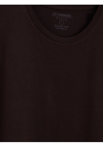 Lcwaıkıkı Classic Mürdüm Slim Fit Basic Soft Touch Tişört