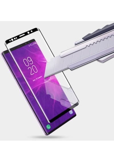 Samsung Galaxy Note 8 İle Uyumlu Şeffaf Esnek Kavisli Ekranı Tam Kaplayan Pet Ekran Koruyucu