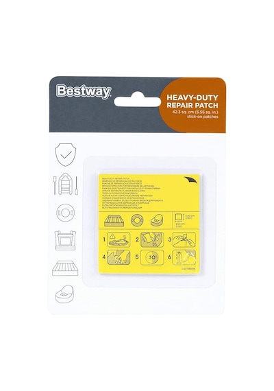 Bestway Şişme Yatak Yastık Havuz Oyuncak Onarım Yaması 62068 + Japon Yapıştırıcı Çok Renkli