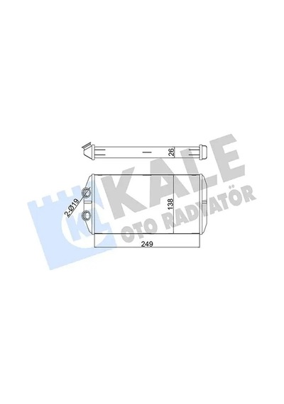 Citroen C-elysee Kalorifer Petegi 1.6 Bluehdi 2018-2019 Kale 352870