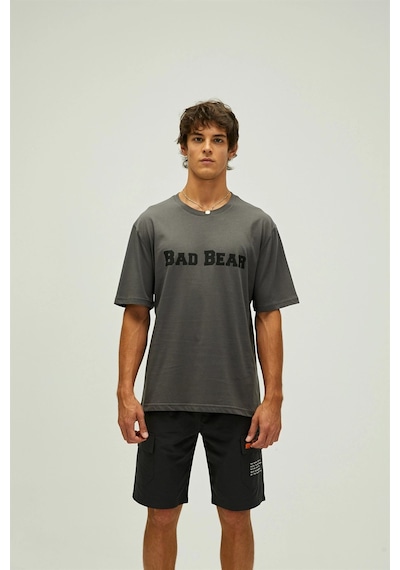 Bad Bear Erkek Tişört Title-23331 Antrasit