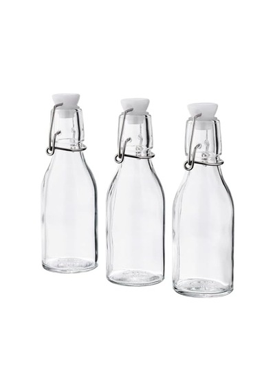 3 Adet Cam-vakumlu Su Şişesi 15 Cl Sos-yağ Şişesi