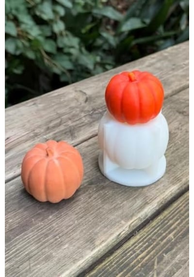Pumpkin Orta Boy Mum Kalıbı Silikon Genel