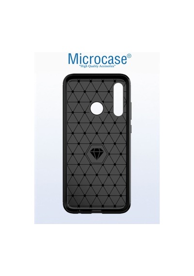 Huawei Honor 20 Lite Brushed Carbon Kilif + Cam (Seç) 364469569