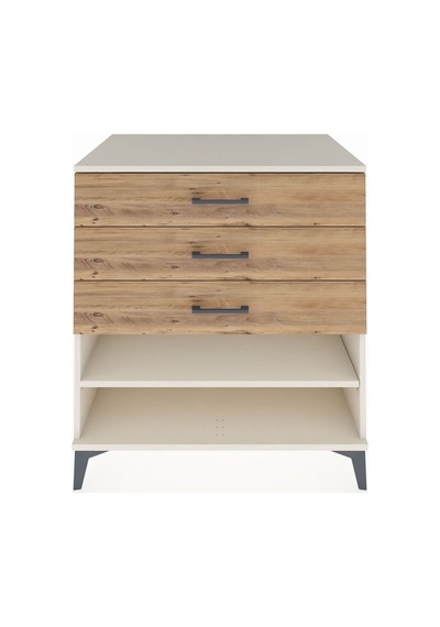 Kronos Şifonyer Tek Raflı 3 Çekmeceli 88x59x96 Aytaşı-çam Aytaşı