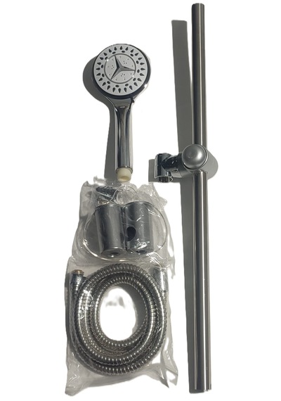 Çiğdem Sürgülü Duş Seti 5 Fonksiyonlu - Sliding Shower Set Krom