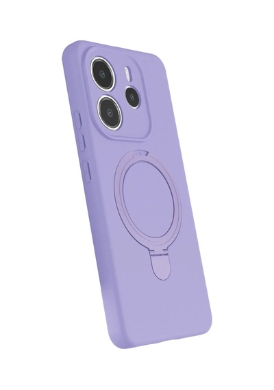 Xiaomi Redmi Note 14 4g Regal Magsafe Standlı Kapak - Lila 0.2M-Çok Renkli