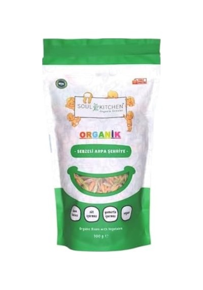 Organik Sebzeli Arpa Şehriye 300 G