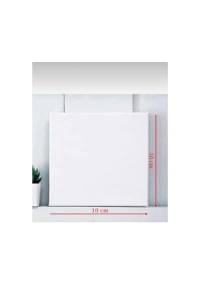 Tr 5 Adet 10x10cm Yüksek Kaliteli Boş Tuval Resim Tuvalı