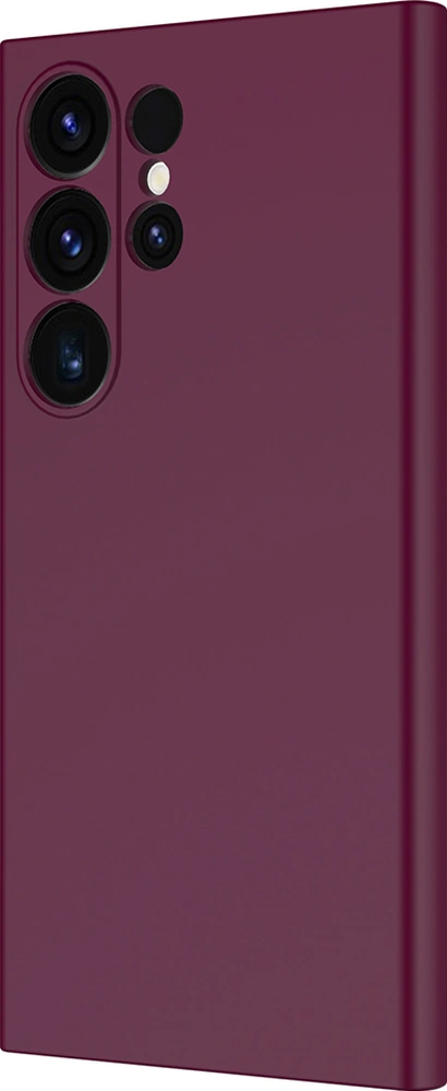 Samsung Galaxy Uyumlu S25 Ultra Kılıf Lansman İçi Kadife Kamera Korumalı Mara Silikon Kılıf-koyu Mor Koyu Mor